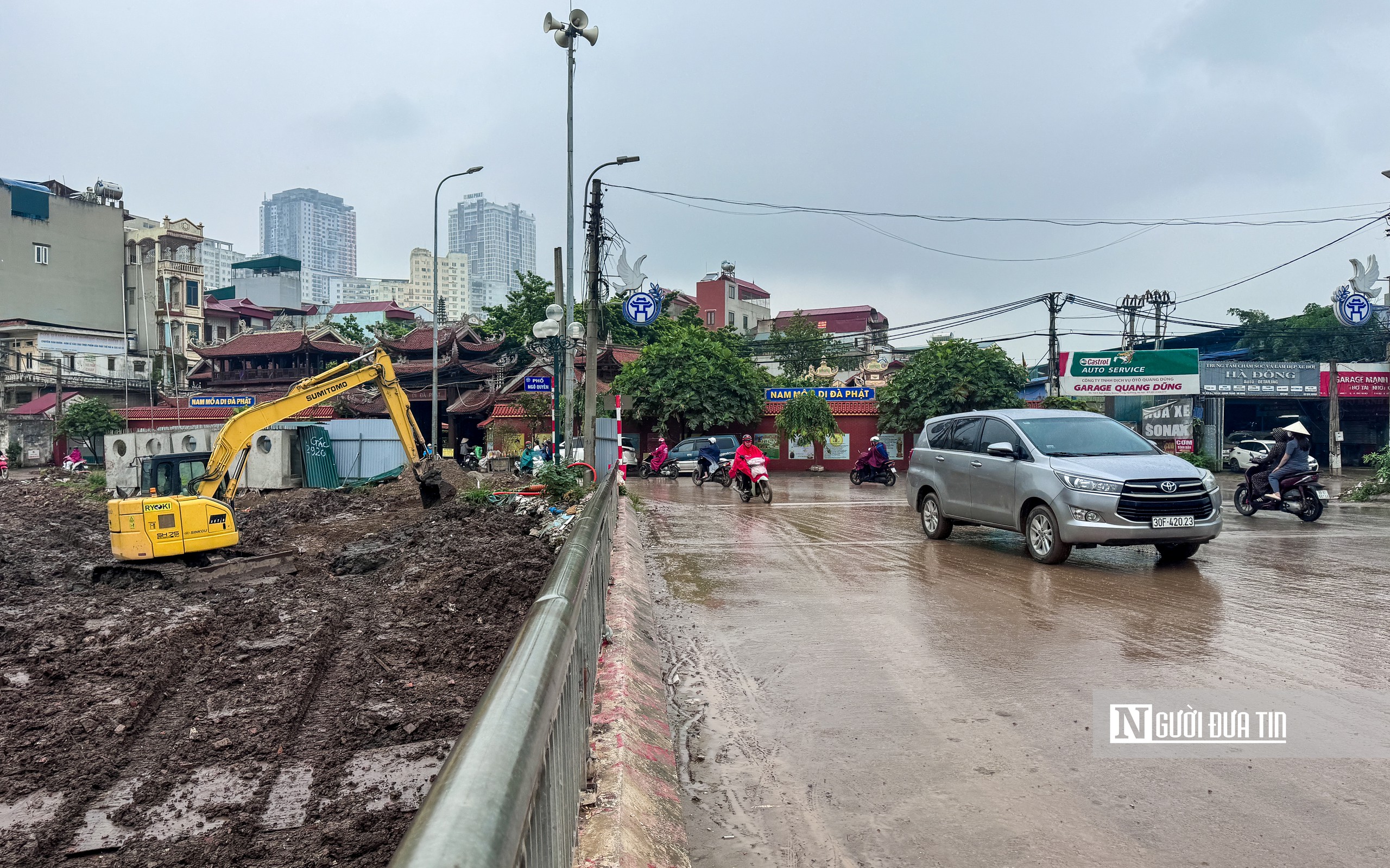 Hà Nội: Cận cảnh tiến độ thi công kênh La Khê- Ảnh 14.