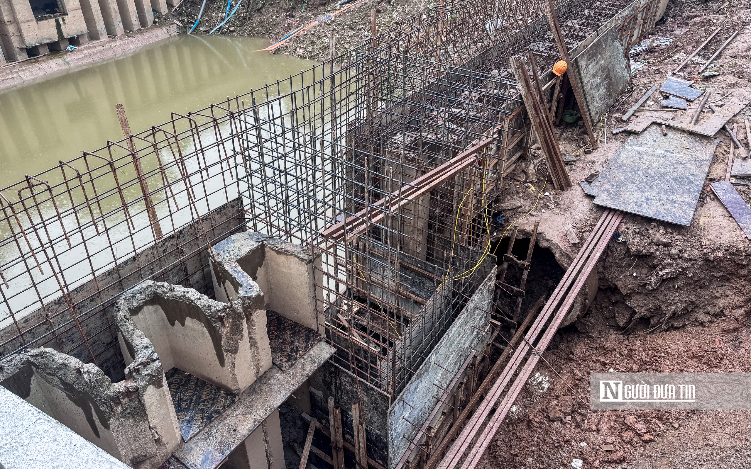 Hà Nội: Cận cảnh tiến độ thi công kênh La Khê- Ảnh 9.