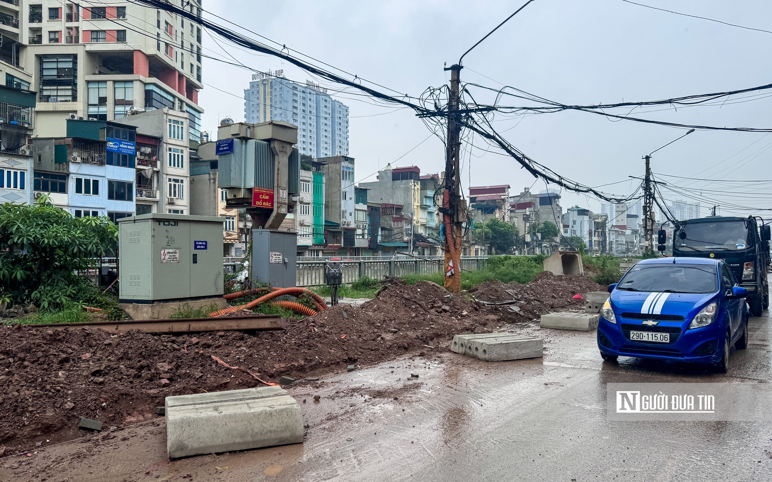 Hà Nội: Cận cảnh tiến độ thi công kênh La Khê- Ảnh 17.