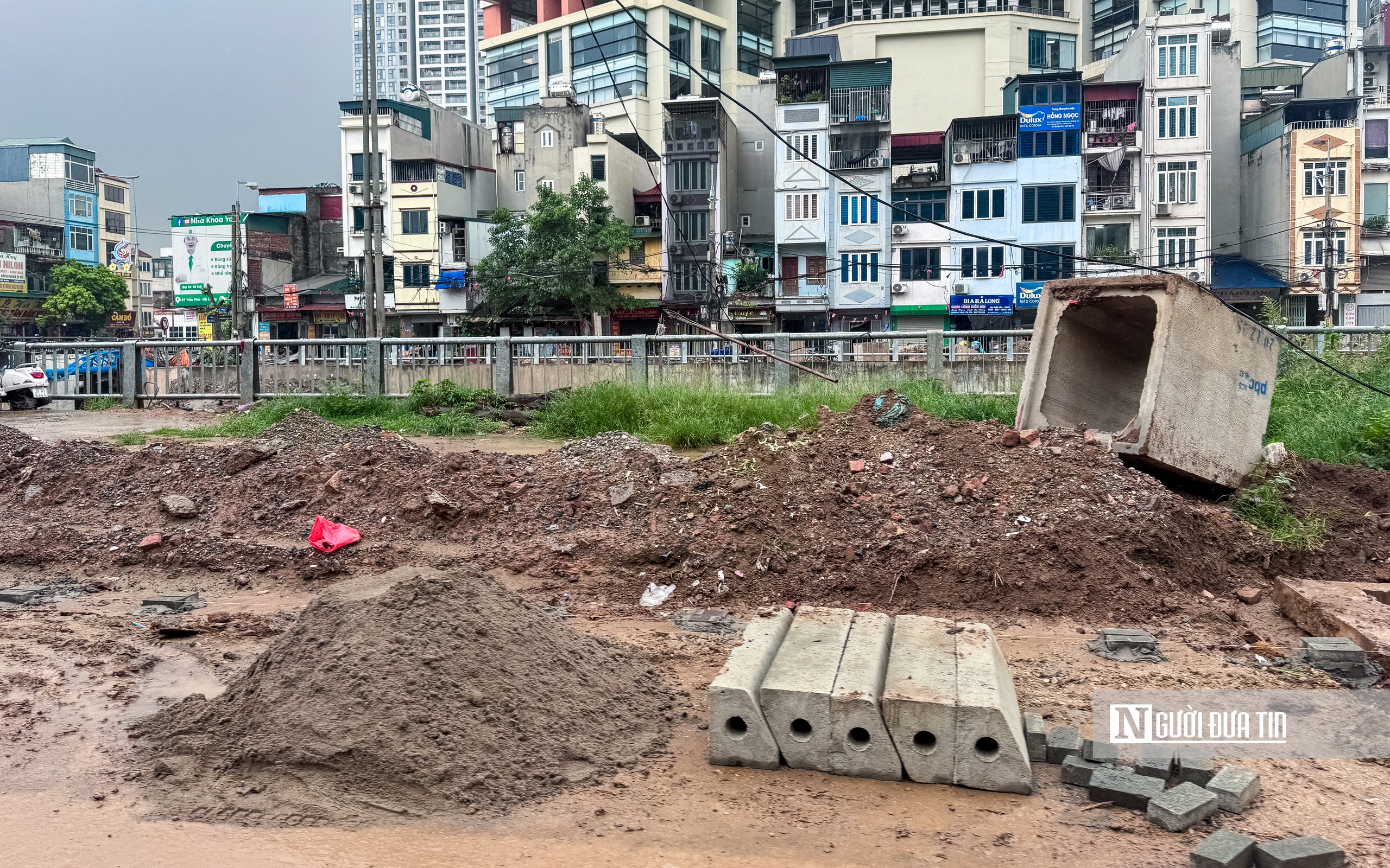 Hà Nội: Cận cảnh tiến độ thi công kênh La Khê- Ảnh 18.