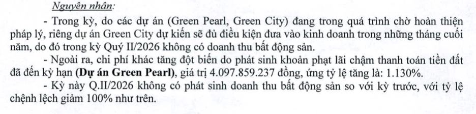 Doanh thu cả quý chỉ vỏn vẹn 3 triệu đồng, Becamex UDJ lỗ nặng vì dự án BĐS đình trệ - Ảnh 1.