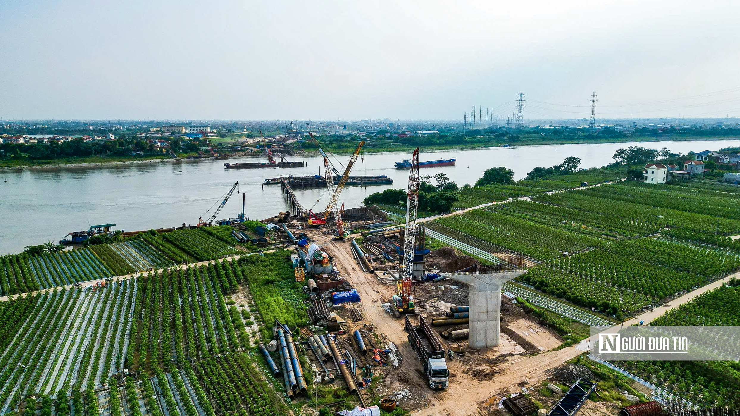 Hình hài tuyến Vành đai 4 chạy qua Hà Nội sau 3 năm thi công - Ảnh 20.