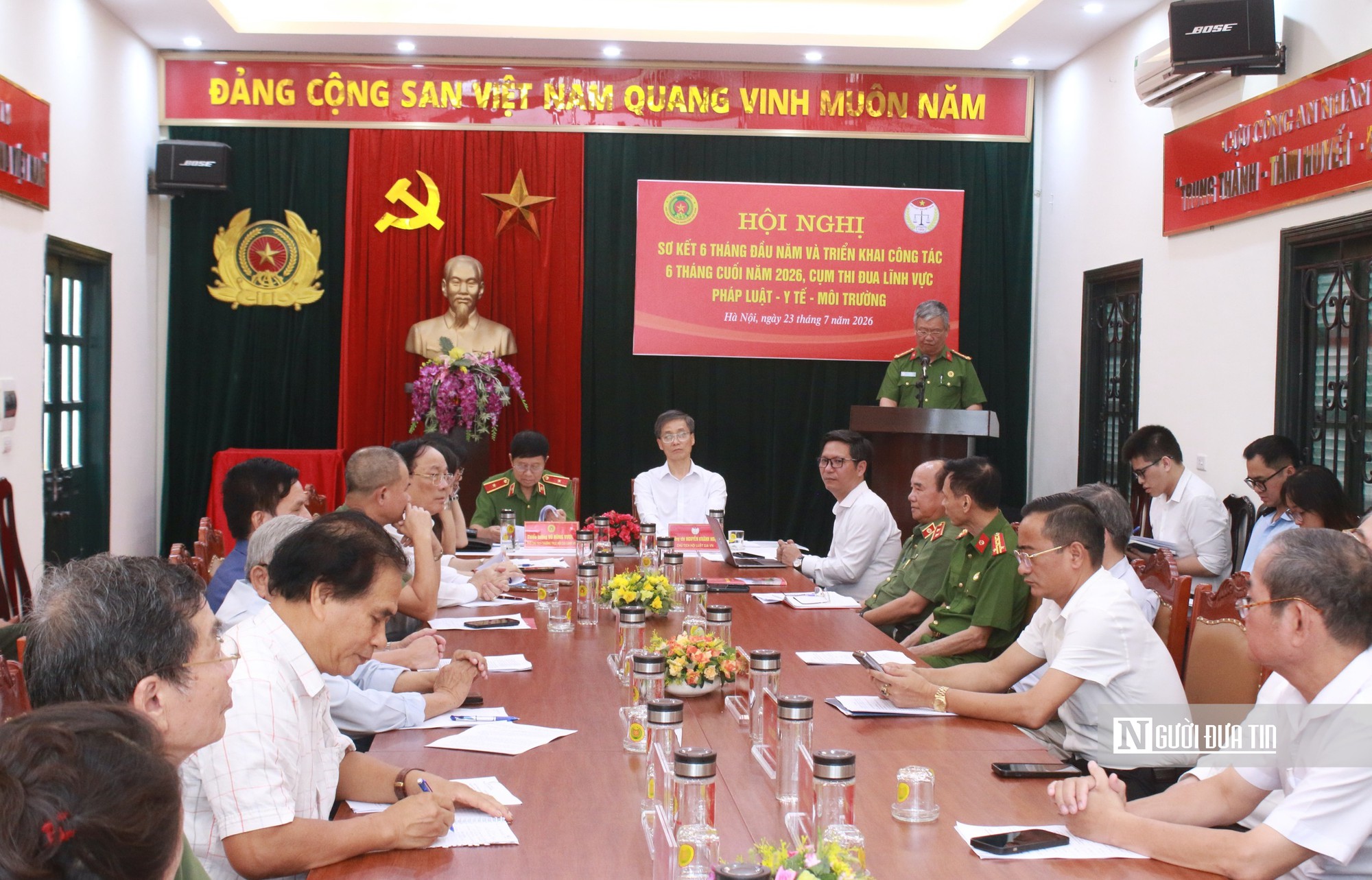 Cụm thi đua Ph&aacute;p luật - Y tế - M&ocirc;i trường tăng cường kh&aacute;m, chữa bệnh miễn ph&iacute; cho người d&acirc;n- Ảnh 1.