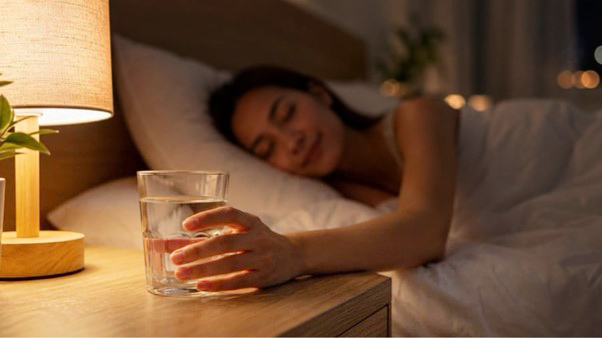 Thói quen uống nước trước khi ngủ: Lợi ích và tác hại cần biết - Ảnh 1.