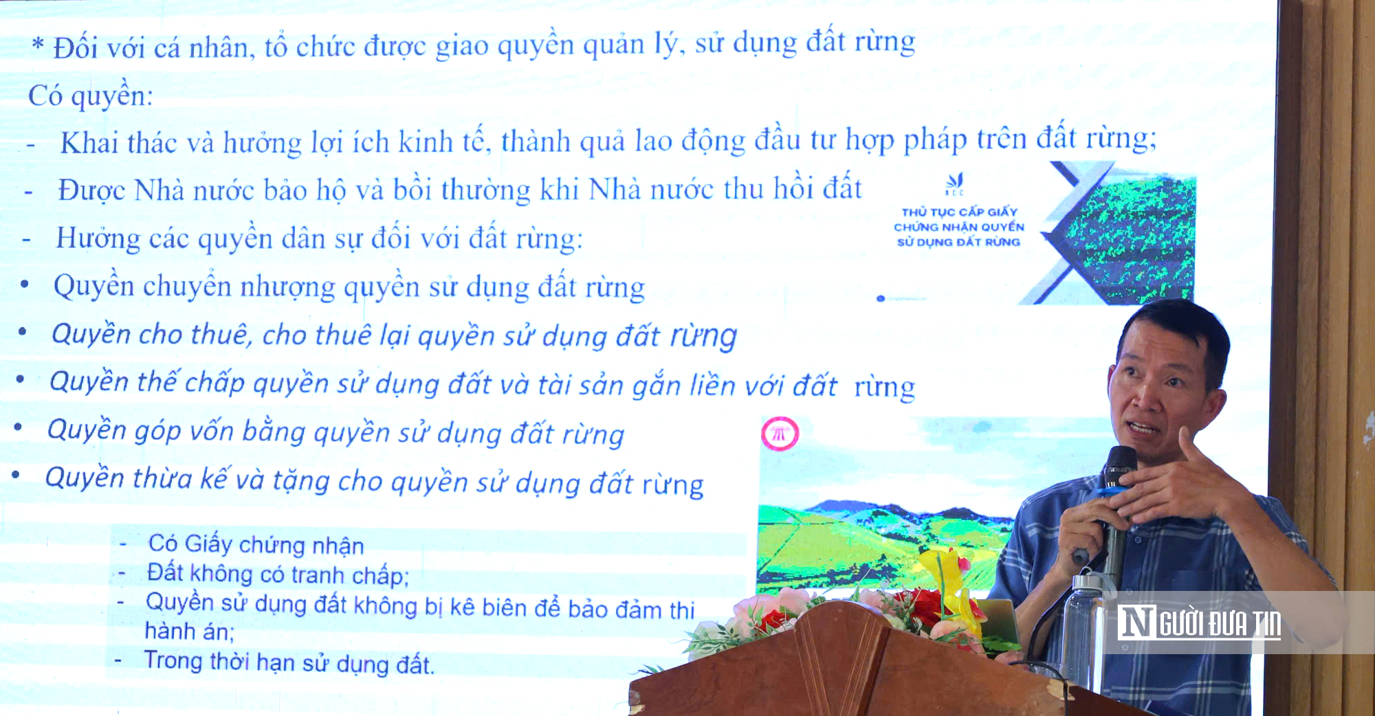 Gi&uacute;p người d&acirc;n hiểu luật đất rừng, biết c&aacute;ch tự bảo vệ tr&ecirc;n mạng - Ảnh 1.