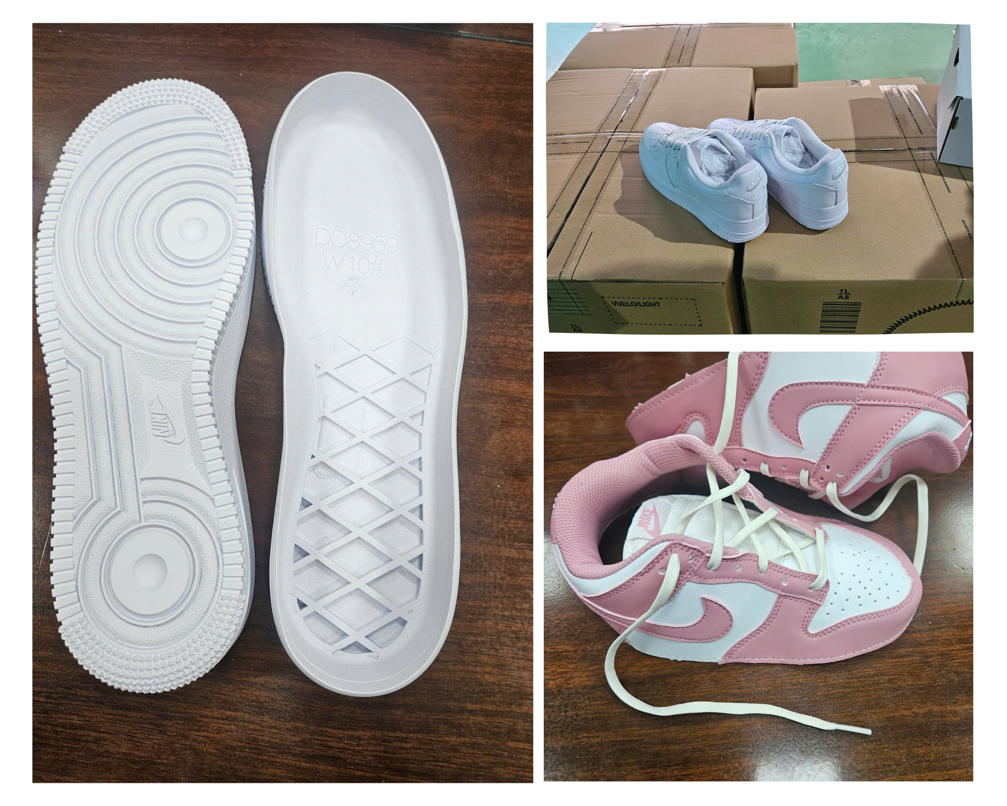 Video nhà máy sản xuất giày giả nhãn hiệu NIKE xuất khẩu vào Hoa Kỳ - Ảnh 4.