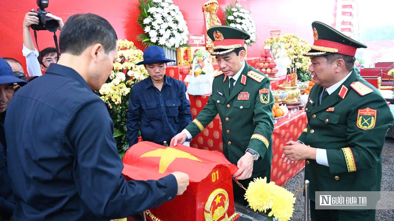 To&agrave;n cảnh lễ triển khai t&igrave;m kiếm h&agrave;i cốt liệt sĩ tại x&atilde; Minh Đức- Ảnh 4.