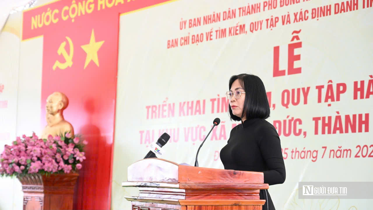 To&agrave;n cảnh lễ triển khai t&igrave;m kiếm h&agrave;i cốt liệt sĩ tại x&atilde; Minh Đức- Ảnh 5.