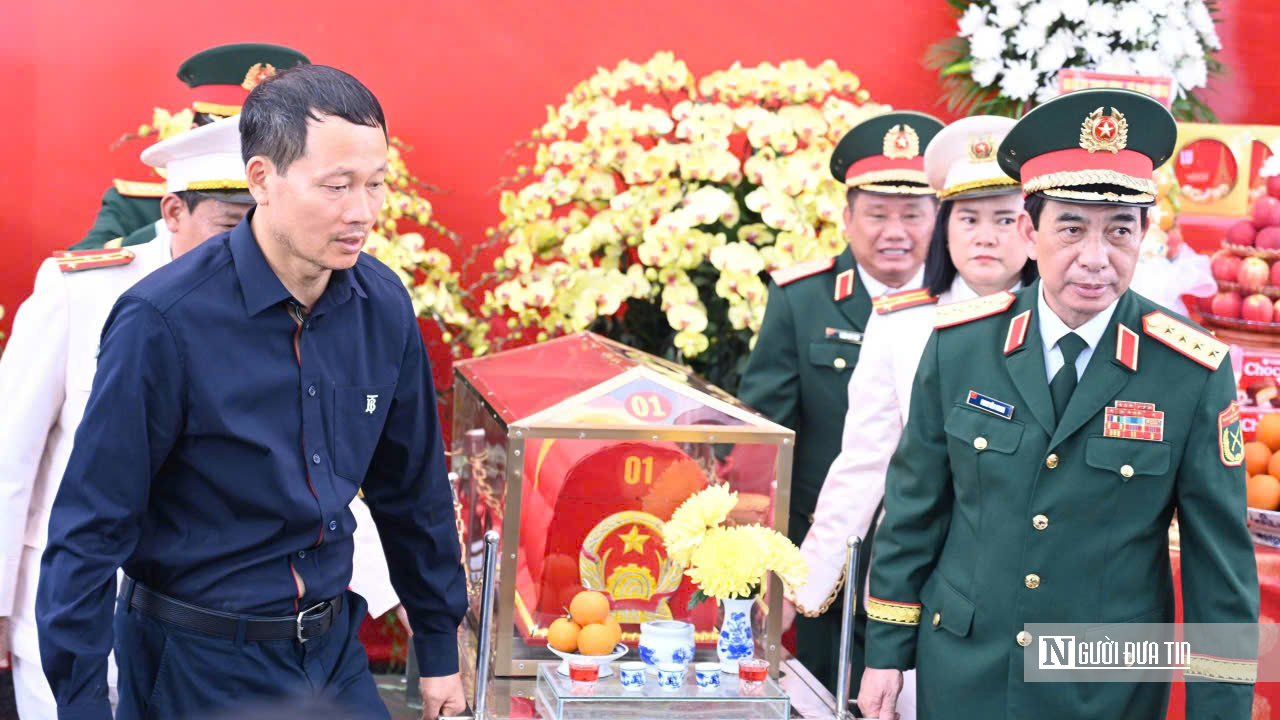To&agrave;n cảnh lễ triển khai t&igrave;m kiếm h&agrave;i cốt liệt sĩ tại x&atilde; Minh Đức- Ảnh 9.