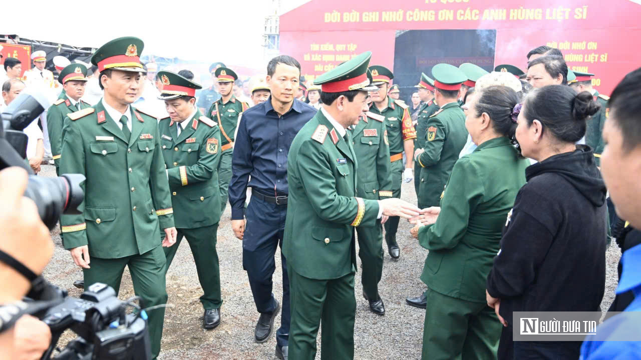 To&agrave;n cảnh lễ triển khai t&igrave;m kiếm h&agrave;i cốt liệt sĩ tại x&atilde; Minh Đức- Ảnh 13.