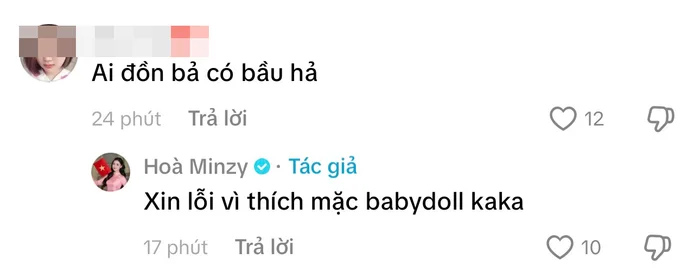Ca sĩ Hòa Minzy chính thức lên tiếng về tin có bầu - Ảnh 2.