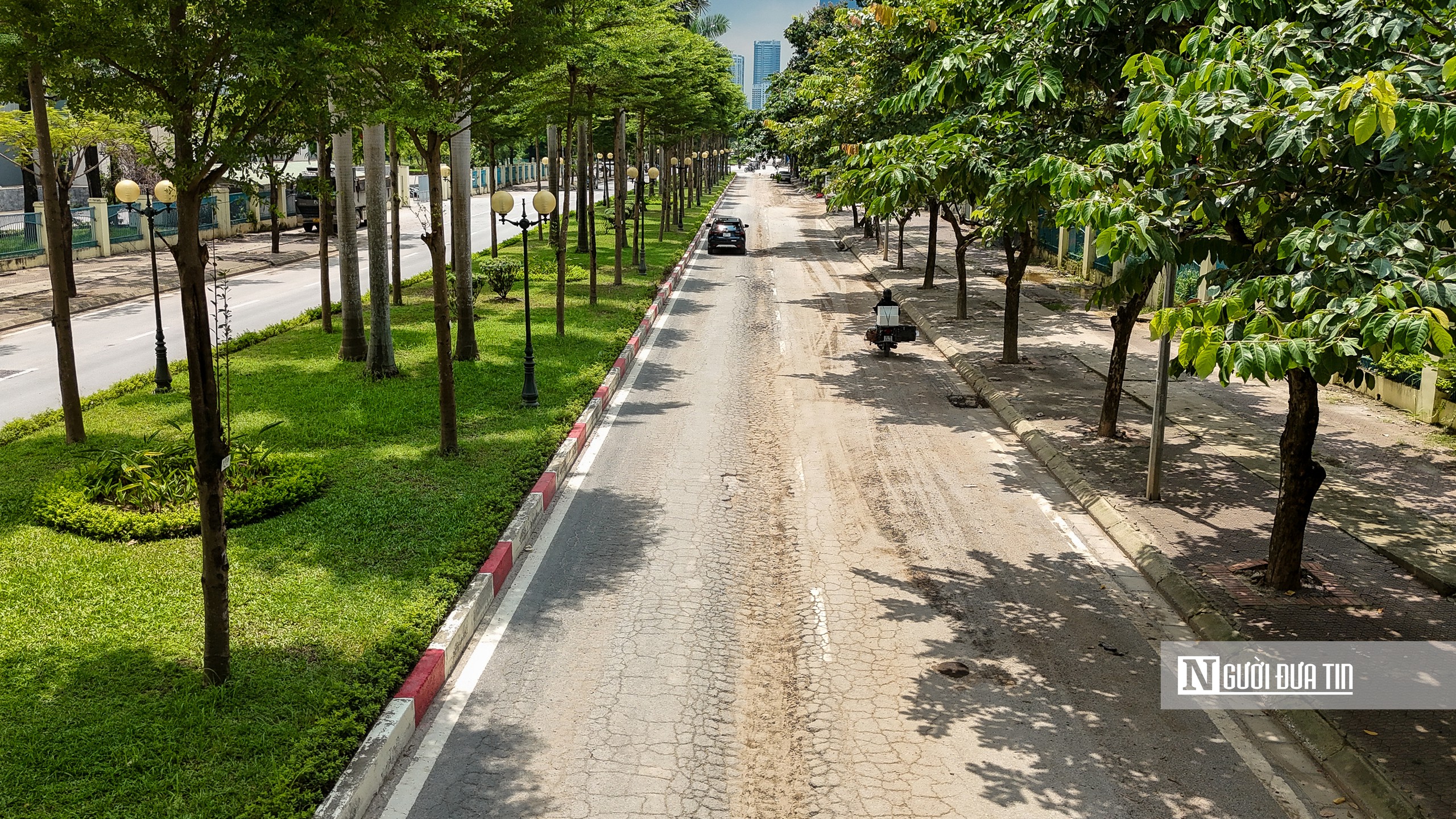 H&agrave; Nội: Mặt đường T&acirc;n Mỹ hư hỏng sau khi thi c&ocirc;ng hồ điều h&ograve;a Ph&uacute; Đ&ocirc; - Ảnh 3.