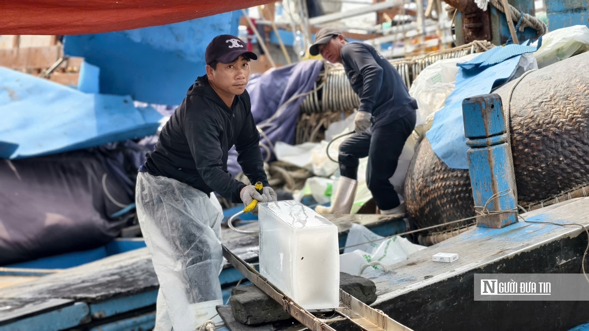 Giá dầu giảm, ngư dân Quảng Ngãi mạnh dạn vươn khơi- Ảnh 2.