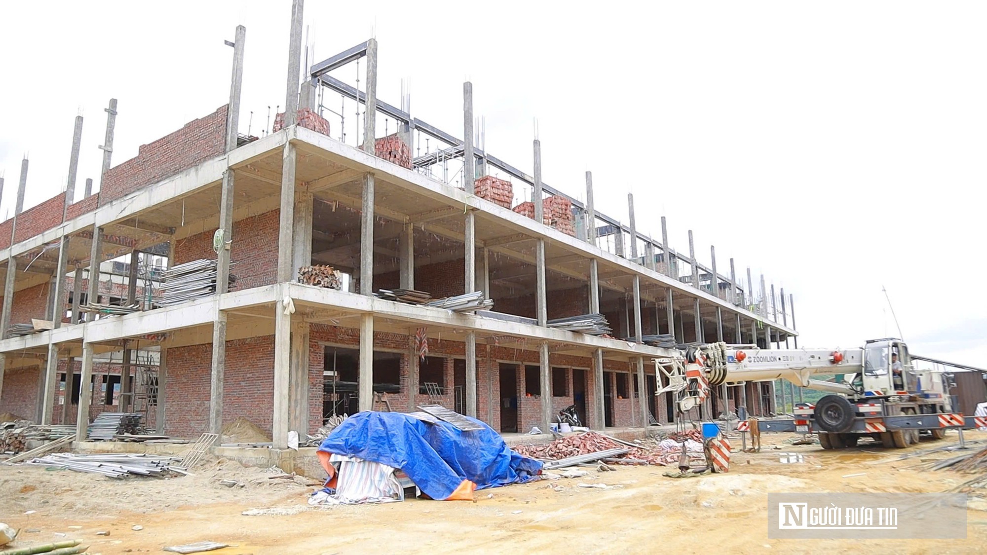 Nghệ An: Chạy đua với thời gian, đẩy nhanh tiến độ trường liên cấp vùng biên- Ảnh 5.