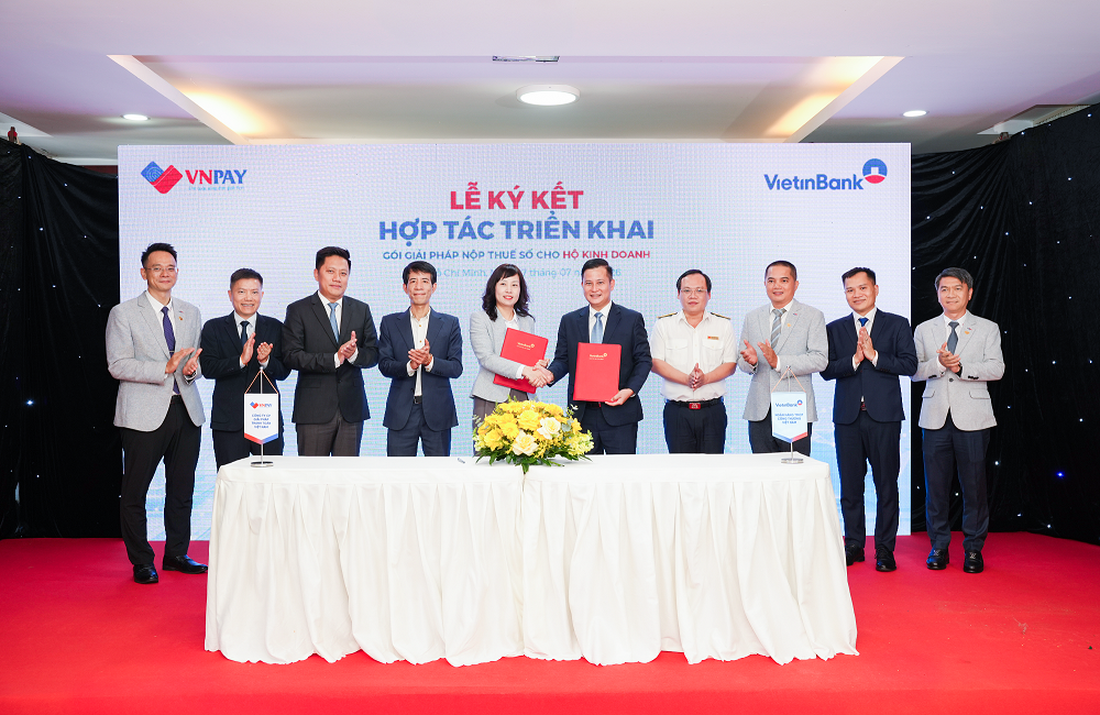 VietinBank và VNPAY hợp tác triển khai Bộ giải pháp Nộp thuế số, đồng hành cùng hộ kinh doanh chuyển đổi số - Ảnh 2.