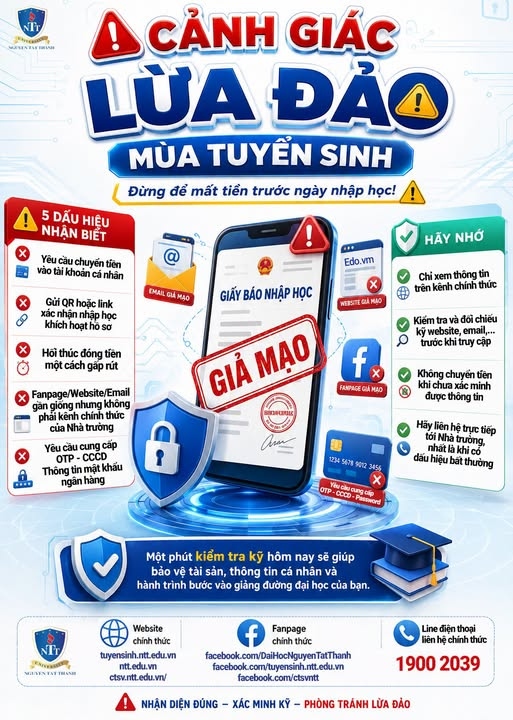 Cảnh gi&aacute;c thủ đoạn giả mạo trường đại học gửi giấy b&aacute;o nhập học để chiếm đoạt t&agrave;i sản - Ảnh 1.