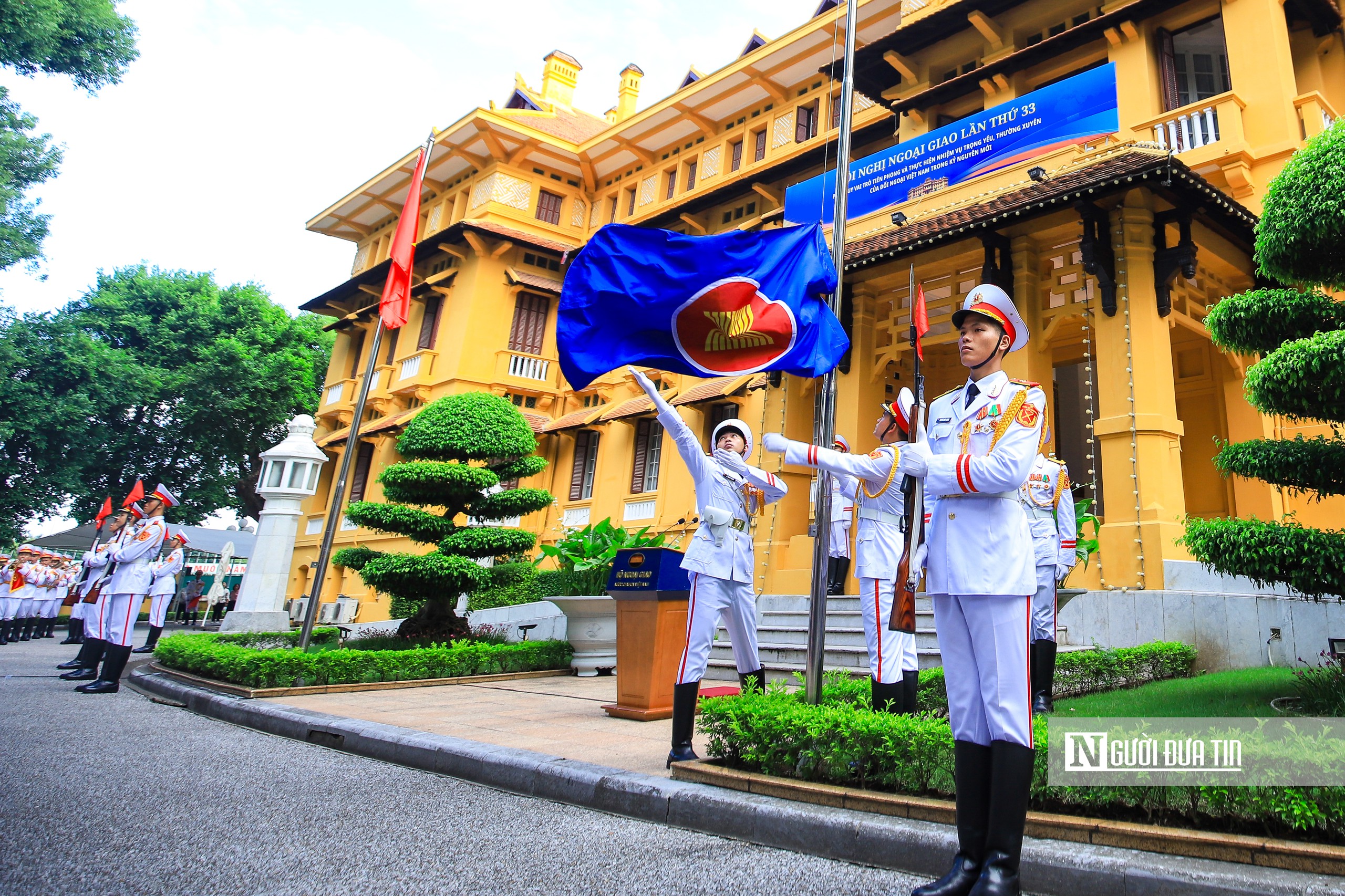 Lễ thượng cờ kỷ niệm 59 năm thành lập ASEAN - Ảnh 11.