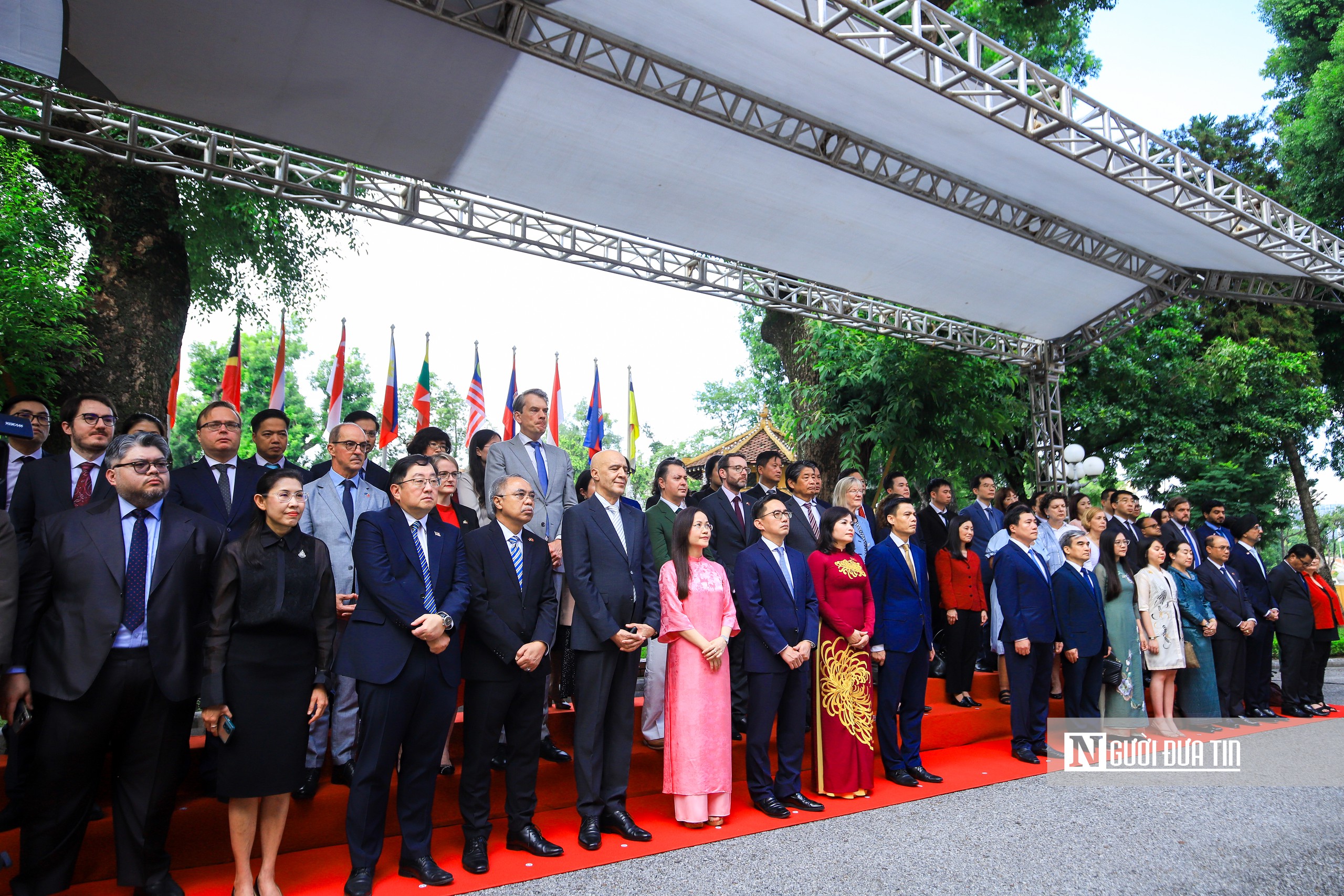 Lễ thượng cờ kỷ niệm 59 năm thành lập ASEAN - Ảnh 7.