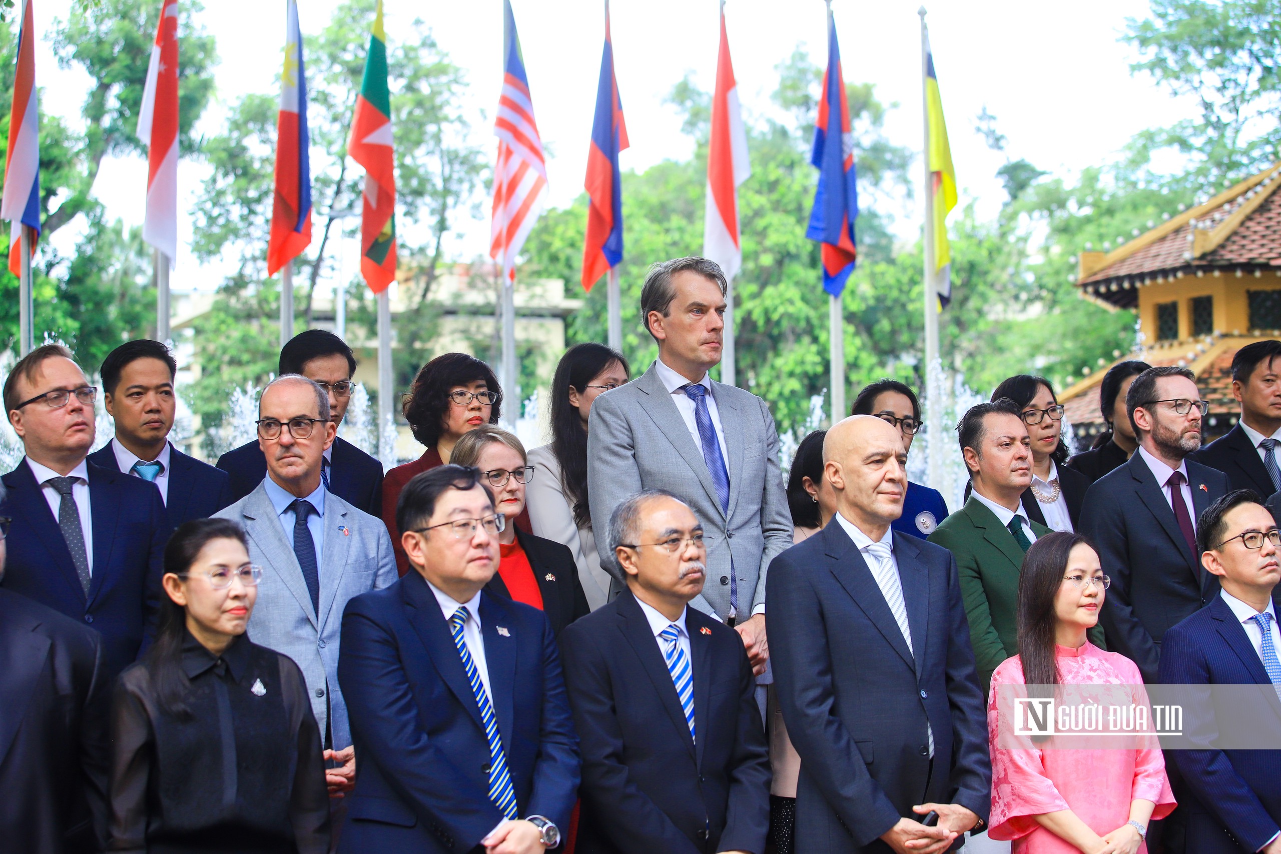 Lễ thượng cờ kỷ niệm 59 năm thành lập ASEAN - Ảnh 8.