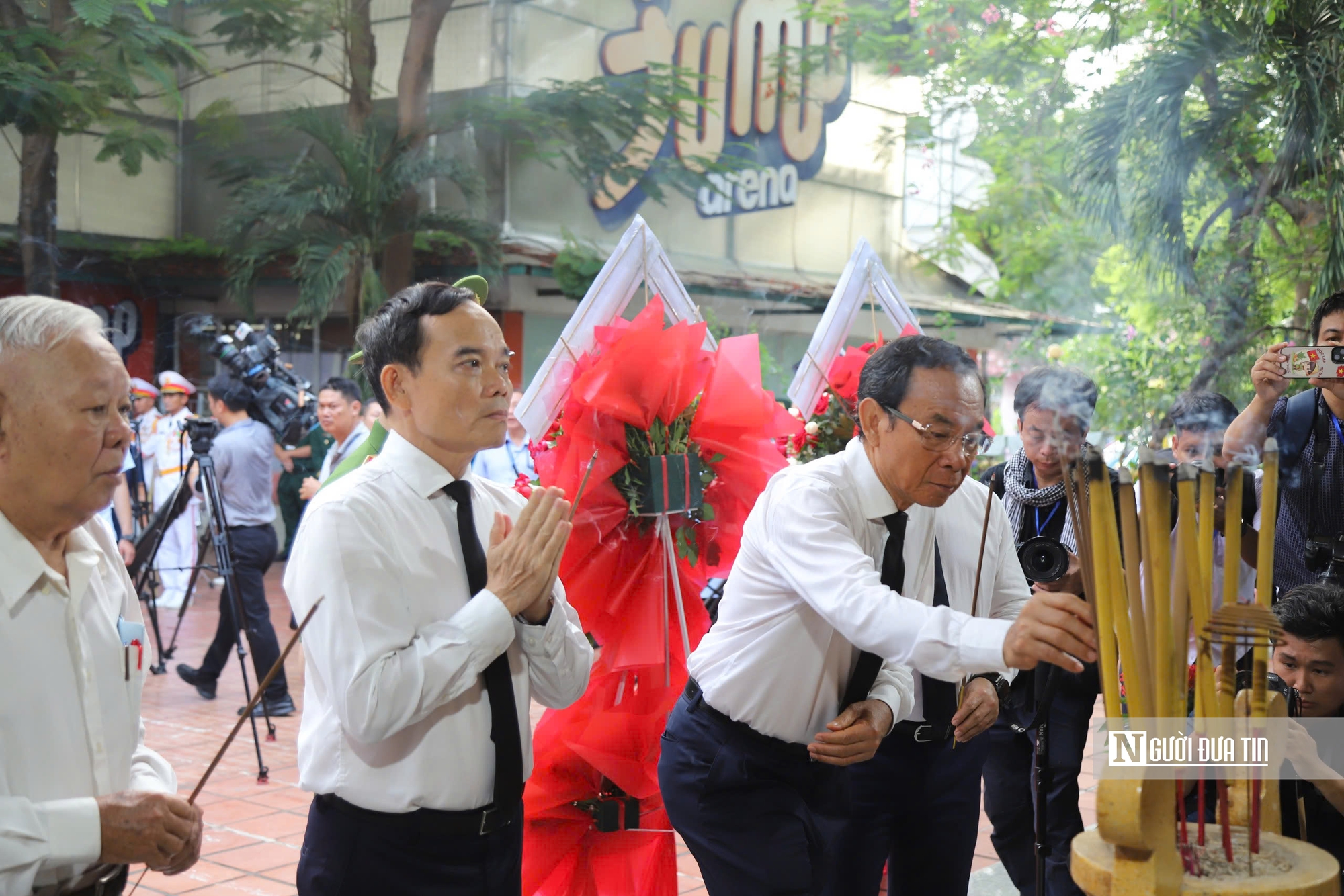 Thủ tướng Lê Minh Hưng dự lễ triển khai tìm kiếm hài cốt liệt sĩ tại Công viên Lê Thị Riêng- Ảnh 5.