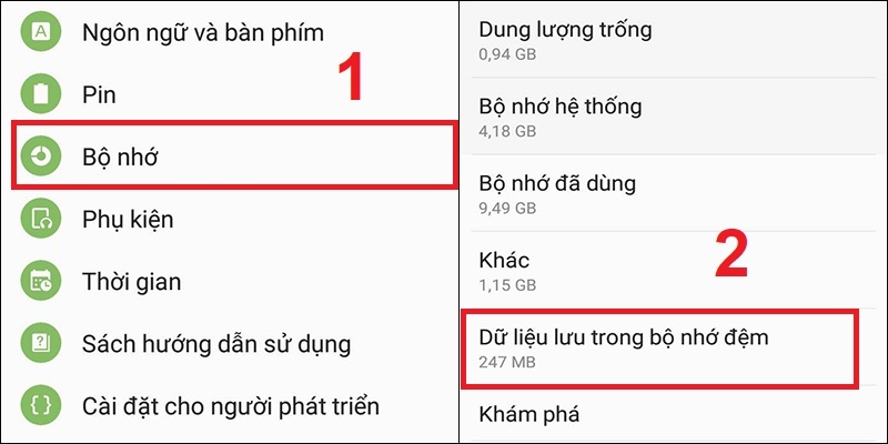 C&aacute;ch khắc phục điện thoại thường xuy&ecirc;n b&aacute;o đầy bộ nhớ vừa đơ, vừa chậm- Ảnh 2.