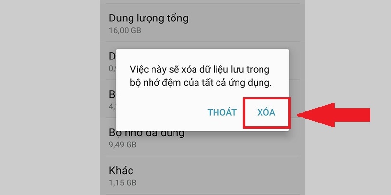 C&aacute;ch khắc phục điện thoại thường xuy&ecirc;n b&aacute;o đầy bộ nhớ vừa đơ, vừa chậm- Ảnh 3.