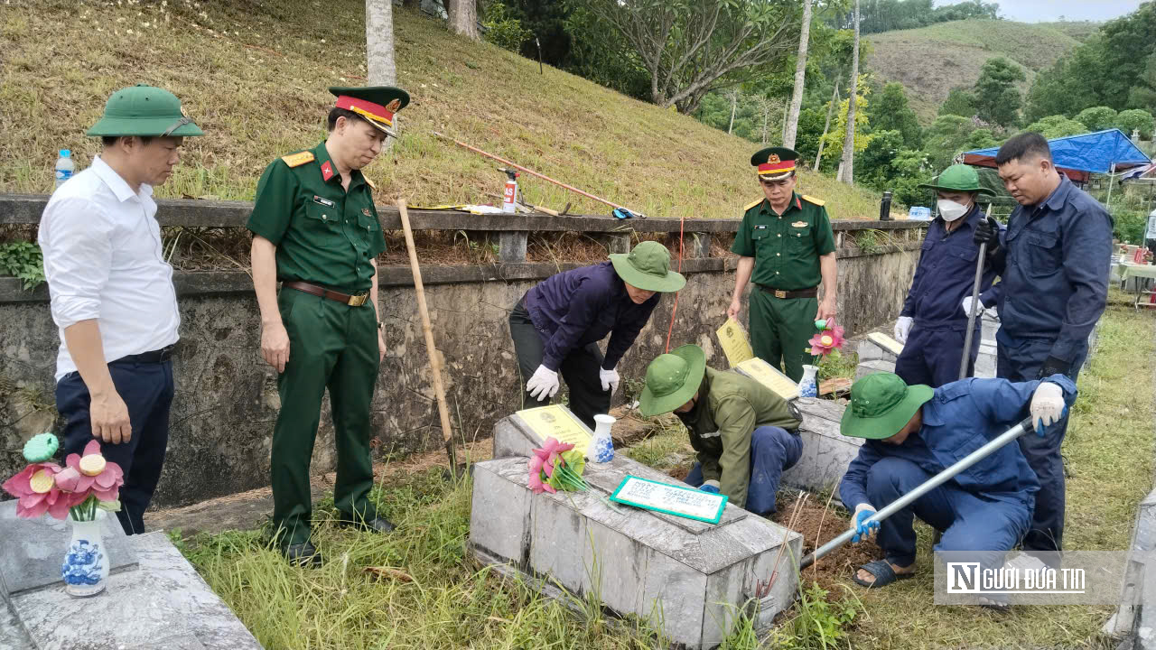 Vượt nắng, thắng mưa, xác định danh tính hài cốt liệt sĩ- Ảnh 2.