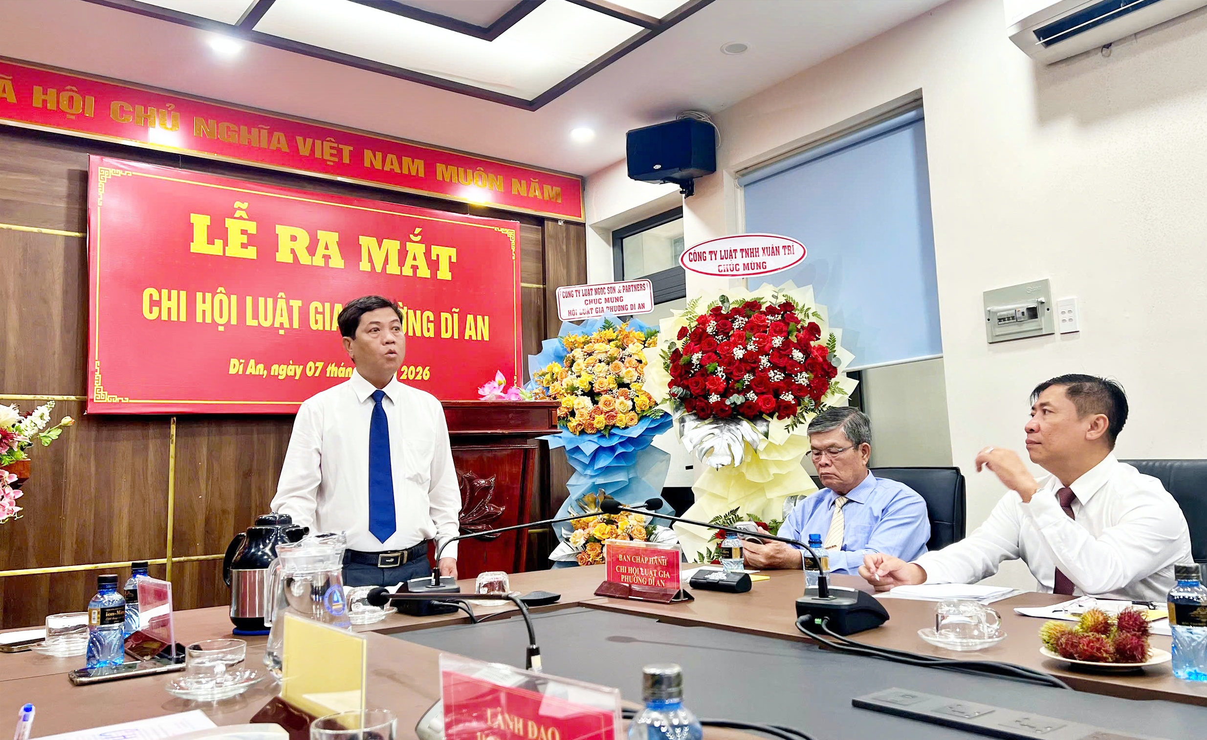 Tp.Hồ Chí Minh: Ra mắt chi hội luật gia phường Dĩ An - Ảnh 2.