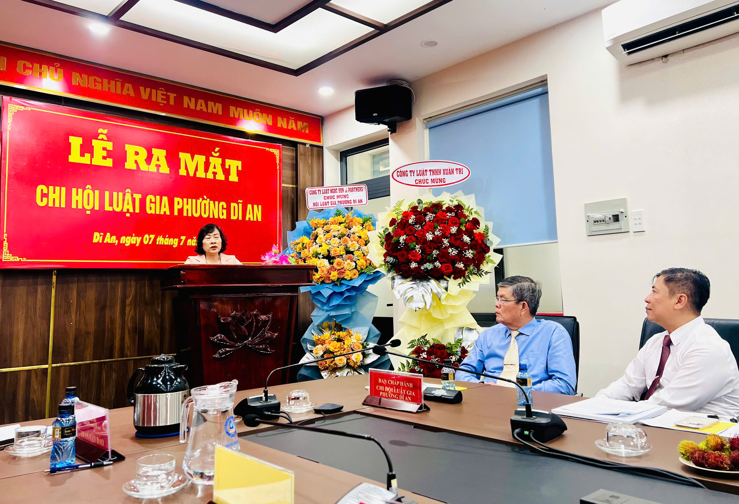 Tp.Hồ Chí Minh: Ra mắt chi hội luật gia phường Dĩ An - Ảnh 3.