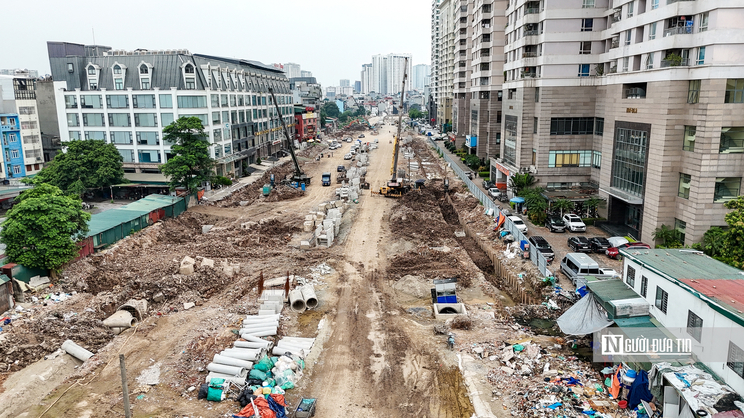 Hà Nội: Loạt nhà siêu méo xuất hiện sau khi GPMB dự án vành đai 2,5 - Ảnh 2.