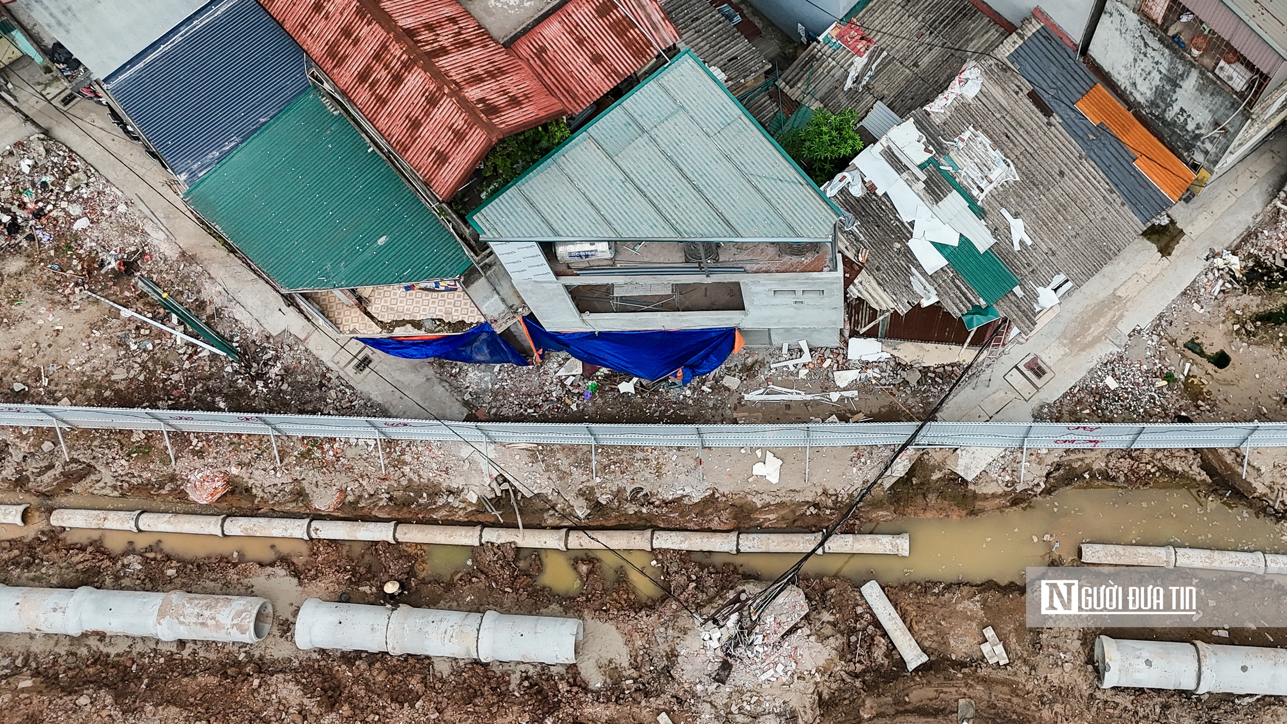 Hà Nội: Loạt nhà siêu méo xuất hiện sau khi GPMB dự án vành đai 2,5 - Ảnh 20.