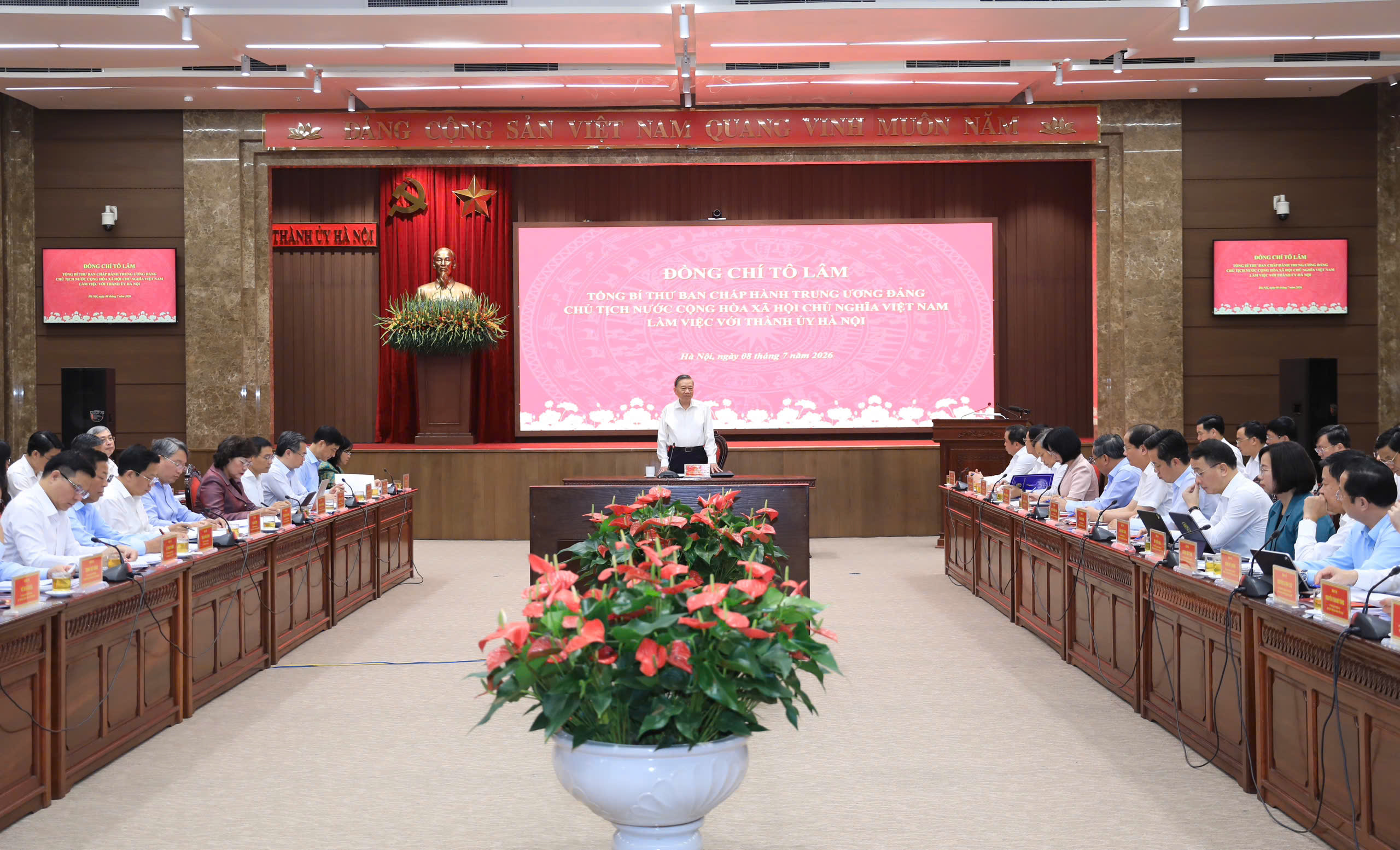 Tổng Bí thư, Chủ tịch nước Tô Lâm yêu cầu Hà Nội tổng rà soát nguồn lực phát triển- Ảnh 1.