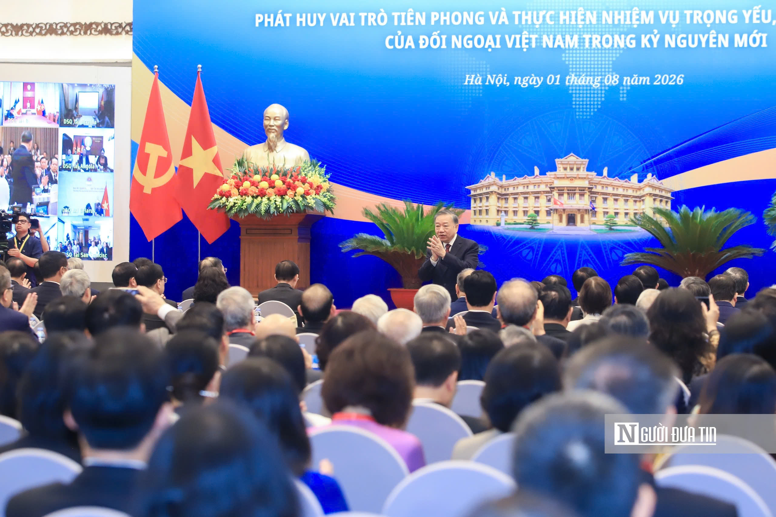 Tổng Bí thư, Chủ tịch nước Tô Lâm dự Hội nghị Ngoại giao lần thứ 33 - Ảnh 14.