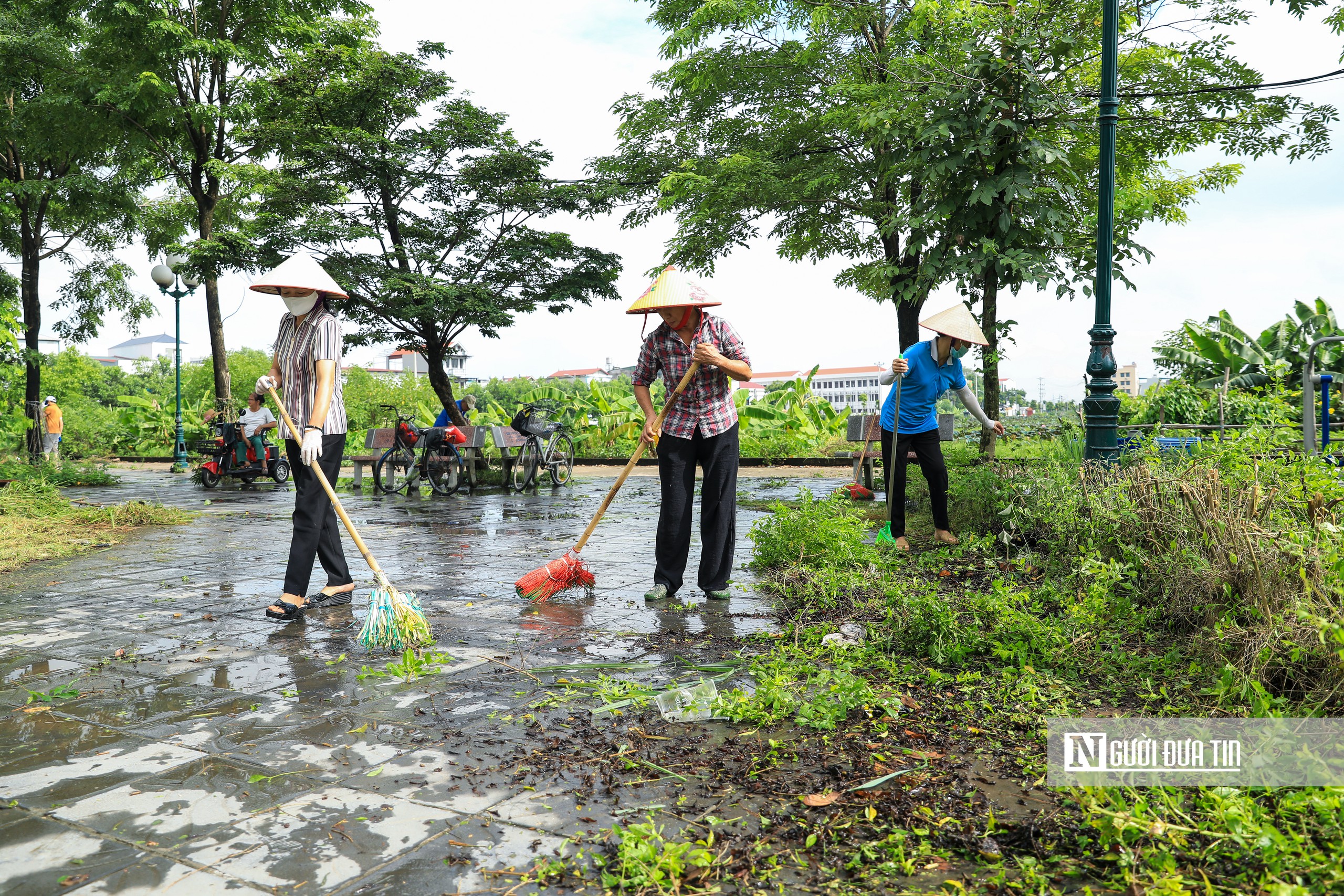 Người dân xã Thư Lâm phấn khởi hưởng ứng chiến dịch vì Thư Lâm phát triển- Ảnh 11.