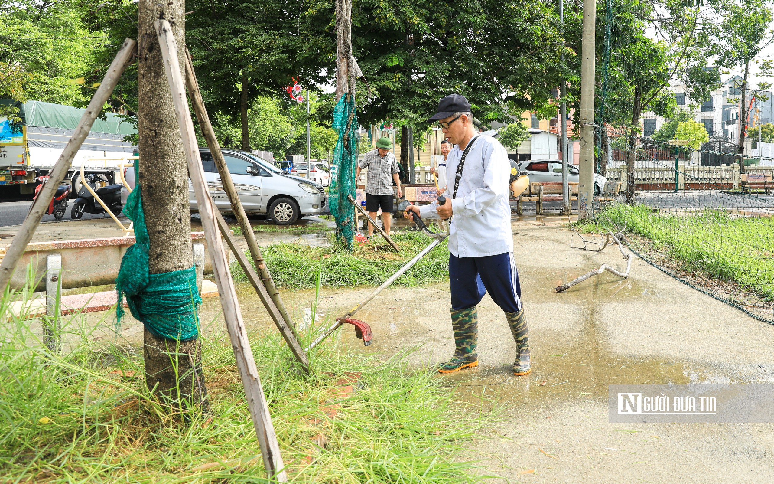 Người dân xã Thư Lâm phấn khởi hưởng ứng chiến dịch vì Thư Lâm phát triển- Ảnh 7.