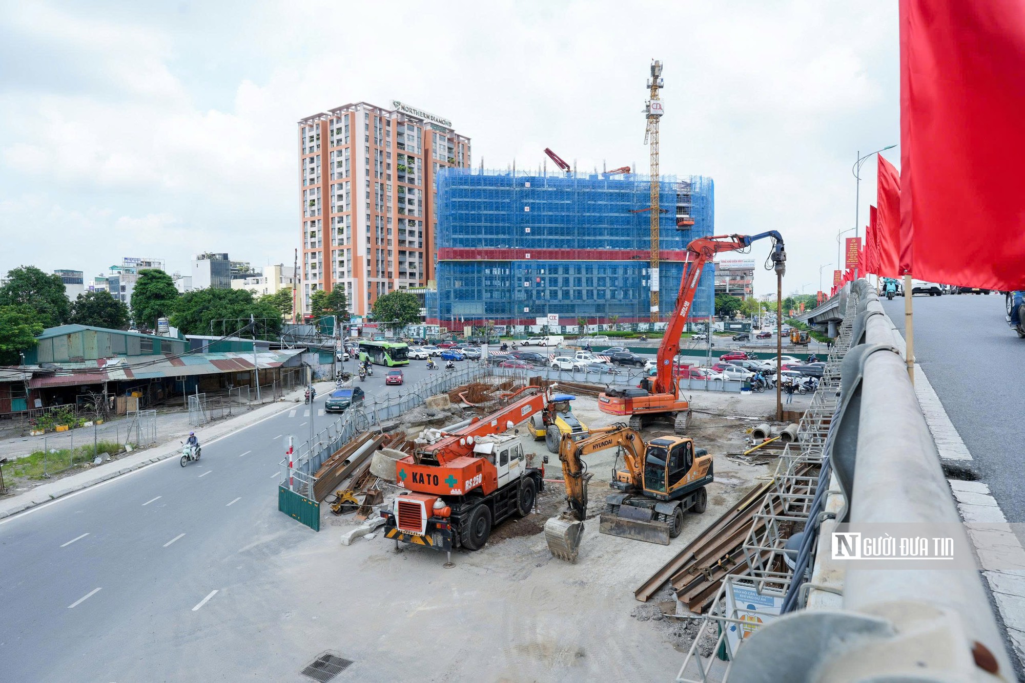 Hà Nội: Hầm chui 6 làn ở cửa ngõ phía Đông dần lộ diện sau 9 tháng thi công- Ảnh 12.