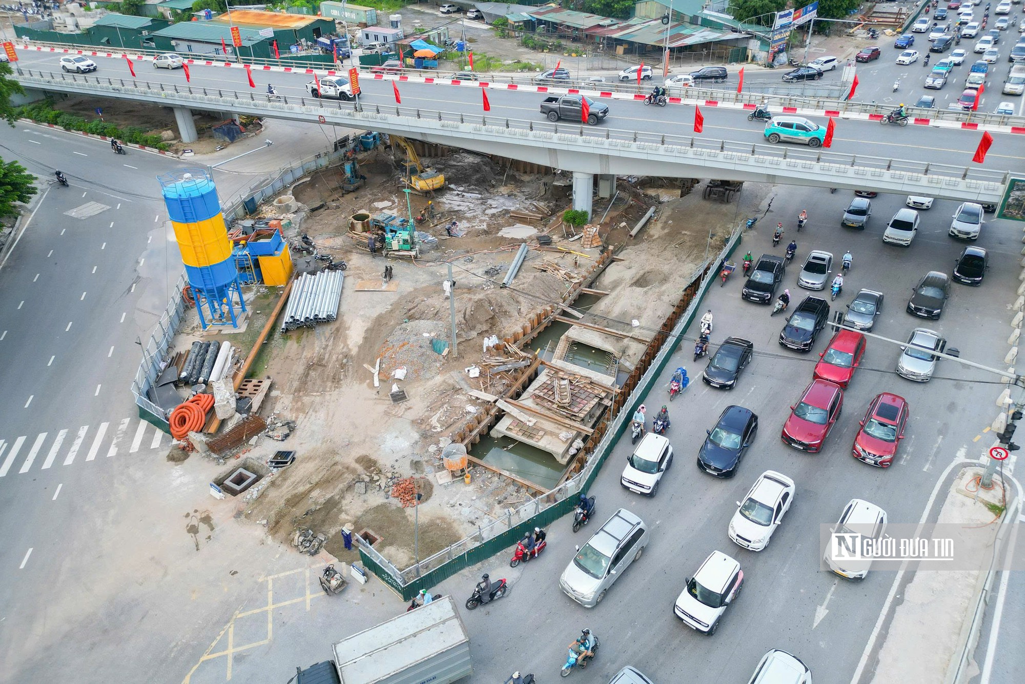 Hà Nội: Hầm chui 6 làn ở cửa ngõ phía Đông dần lộ diện sau 9 tháng thi công- Ảnh 13.