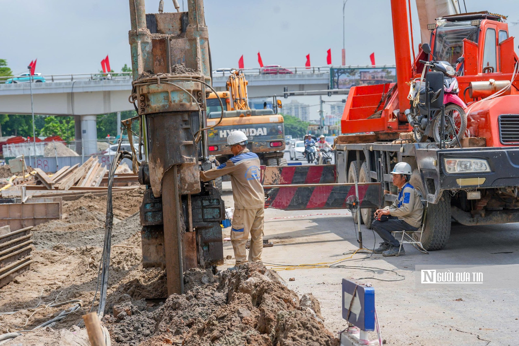 Hà Nội: Hầm chui 6 làn ở cửa ngõ phía Đông dần lộ diện sau 9 tháng thi công- Ảnh 7.