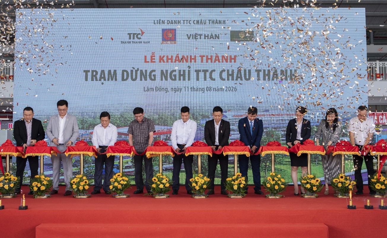 Khánh thành Trạm dừng nghỉ TTC Châu Thành trên tuyến cao tốc Vĩnh Hảo – Phan Thiết - Ảnh 1.
