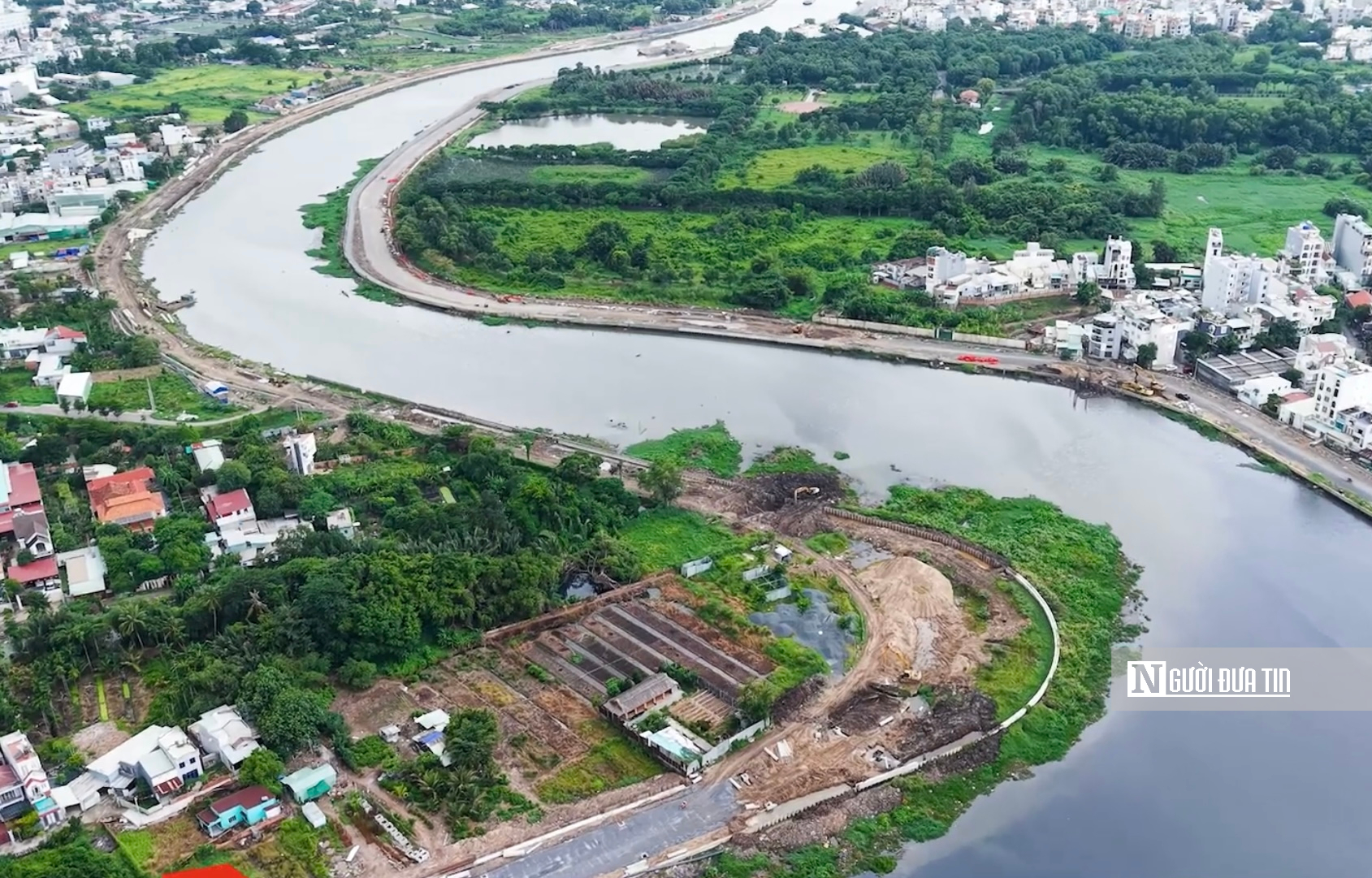 Dự &aacute;n cải tạo k&ecirc;nh Tham Lương - Bến C&aacute;t &ndash; rạch Nước L&ecirc;n: Nơi thi c&ocirc;ng rầm rộ, nơi "đứng h&igrave;nh" - Ảnh 1.