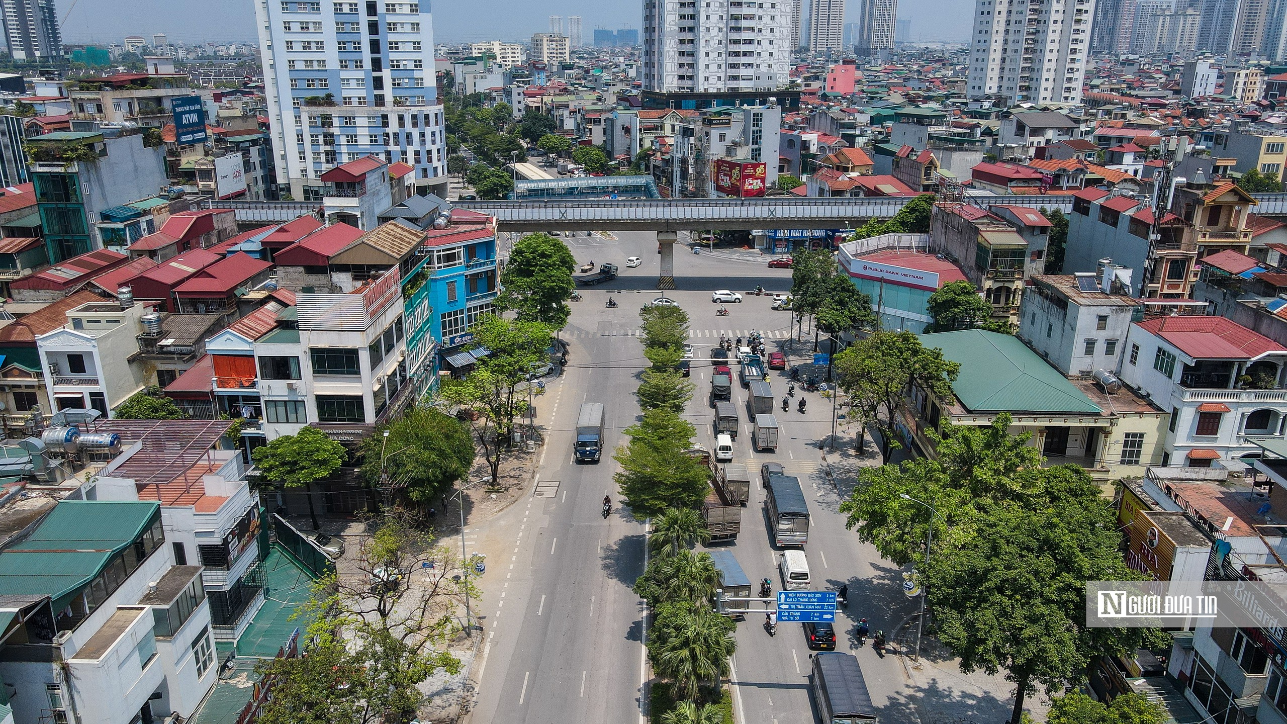 Khoan khảo sát vị trí xây cầu vượt gần 822 tỷ đồng ở Hà Nội- Ảnh 3.