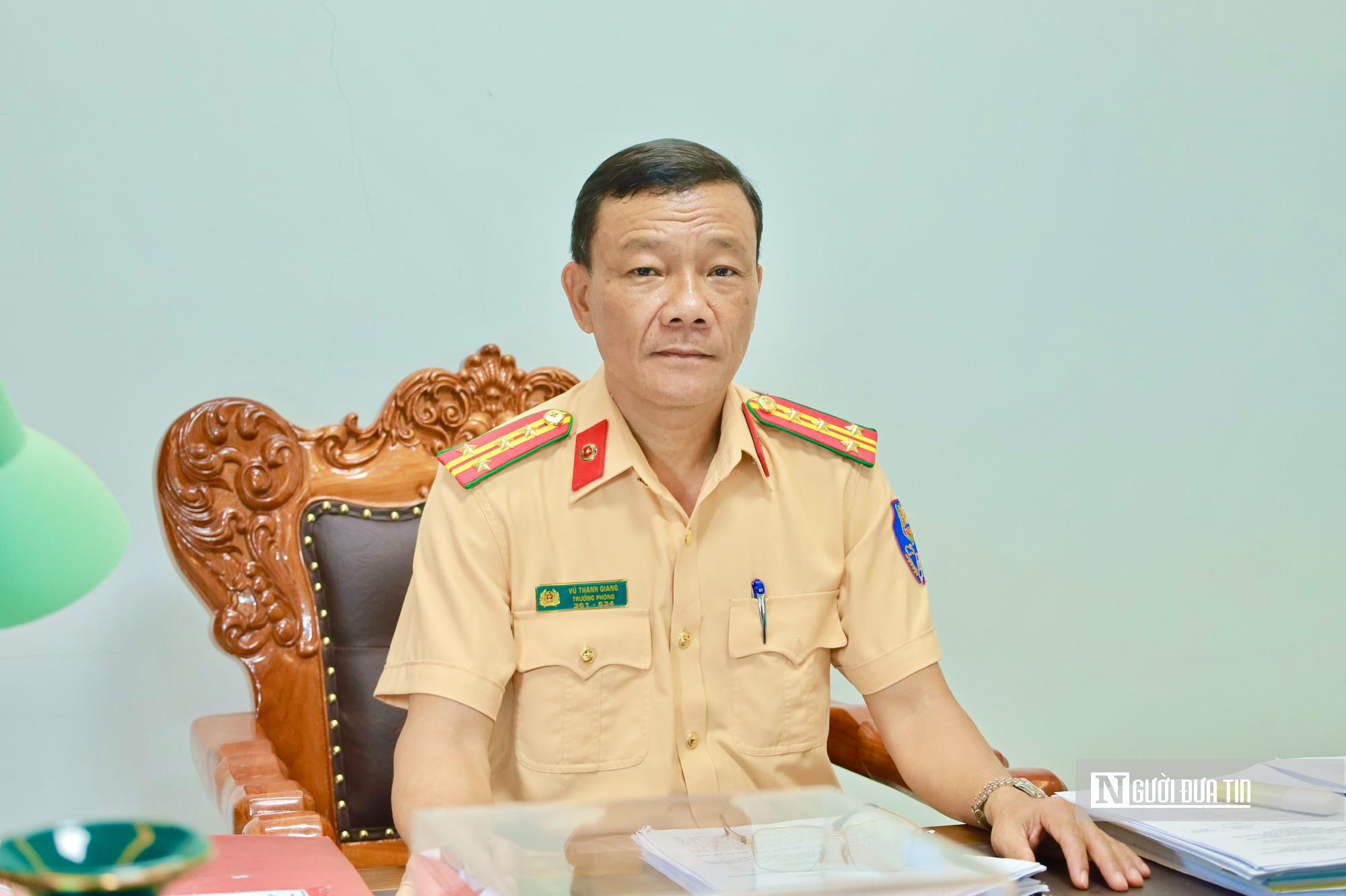 Trưởng phòng CSGT Quảng Ngãi: Xây dựng hình ảnh cán bộ, chiến sĩ trách nhiệm, gần gũi với nhân dân- Ảnh 1.