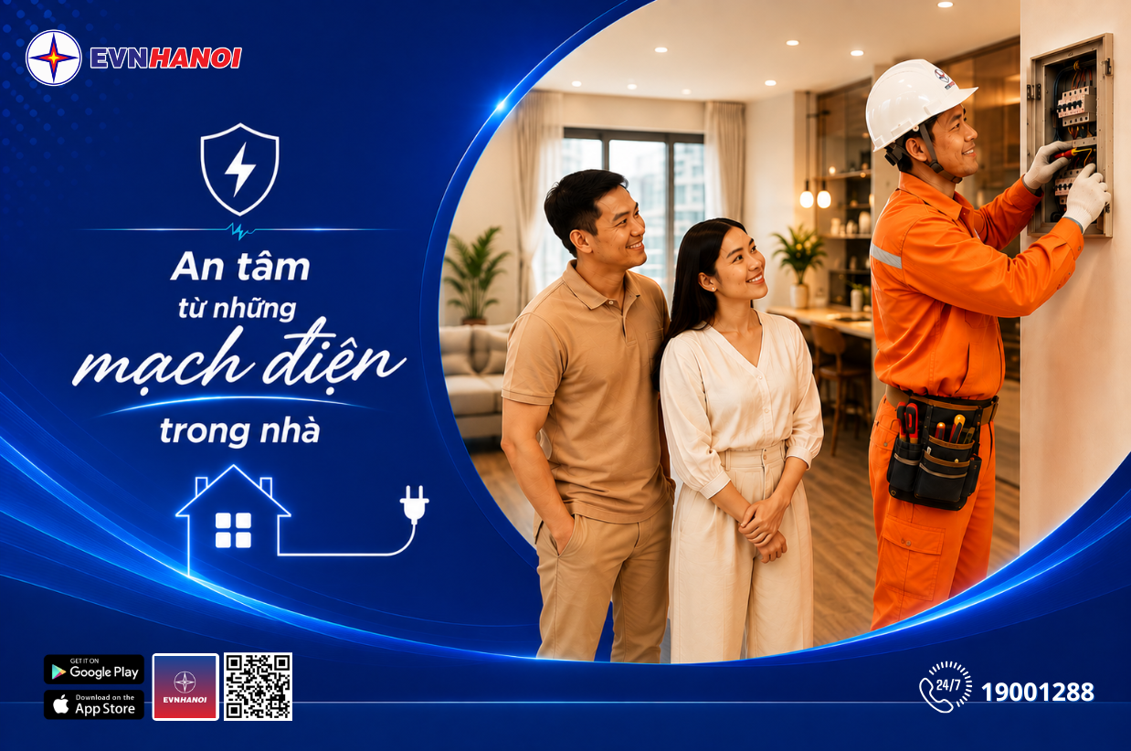 EVNHANOI đang từng bước mở rộng các dịch vụ kỹ thuật sau công tơ - Ảnh 1.