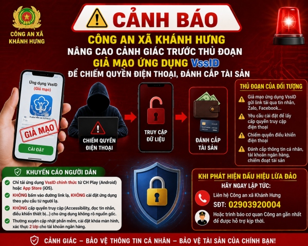 Cảnh báo thủ đoạn lừa cài đặt VssID giả mạo để rút tiền trong tài khoản ngân hàng- Ảnh 1.