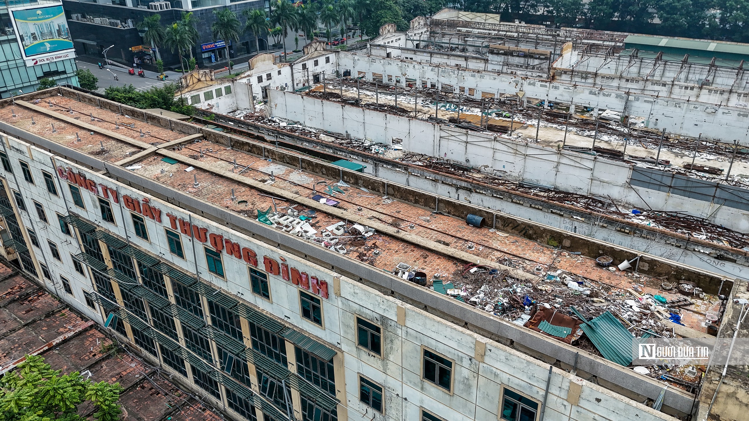 Th&aacute;o dỡ nh&agrave; m&aacute;y Giầy Thượng Đ&igrave;nh tr&ecirc;n khu "đất v&agrave;ng" Nguyễn Tr&atilde;i- Ảnh 2.