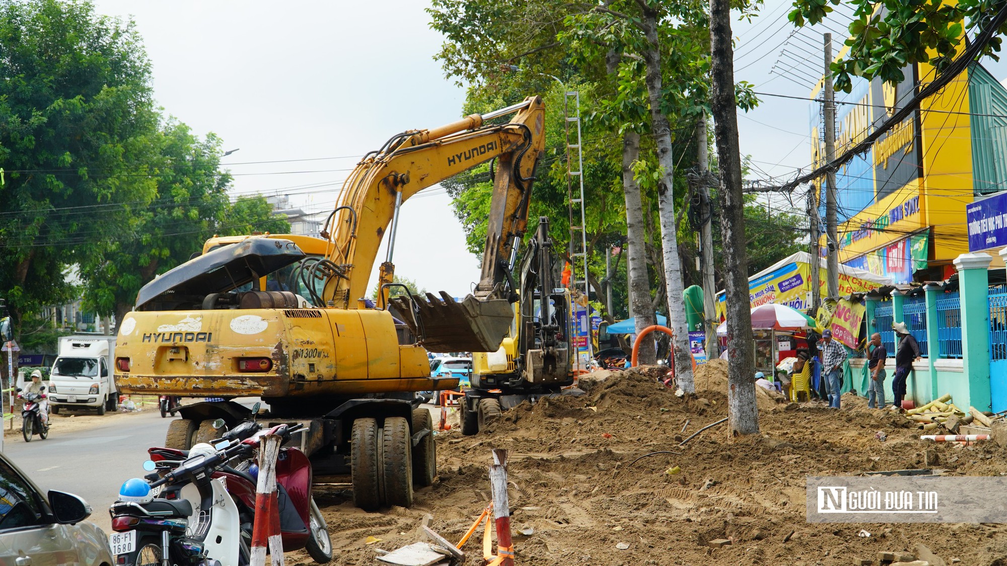 Cận cảnh đường Trần Hưng Đạo đang được “thay áo” với dự án gần 200 tỷ đồng - Ảnh 2.