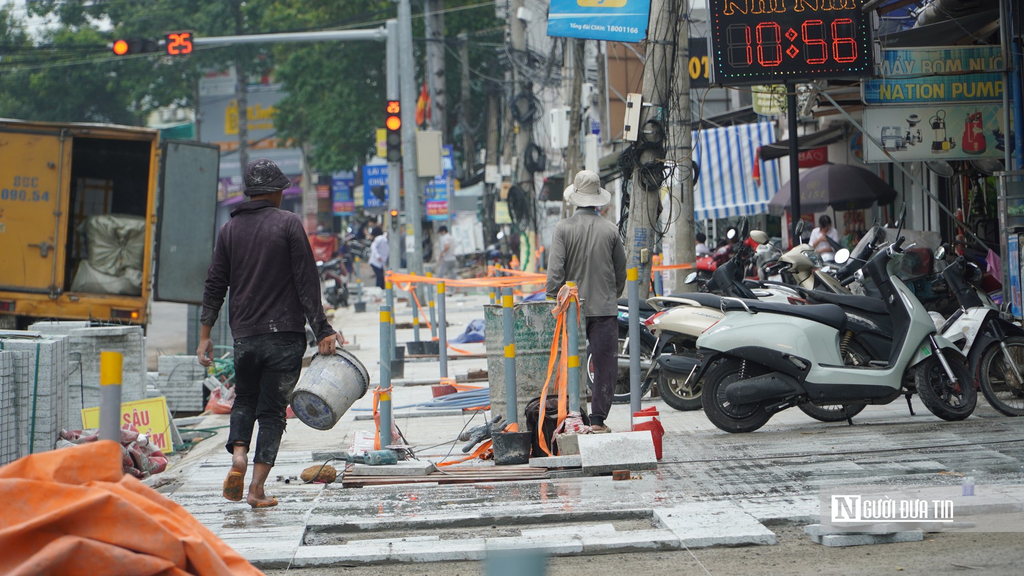 Cận cảnh đường Trần Hưng Đạo đang được “thay áo” với dự án gần 200 tỷ đồng - Ảnh 4.
