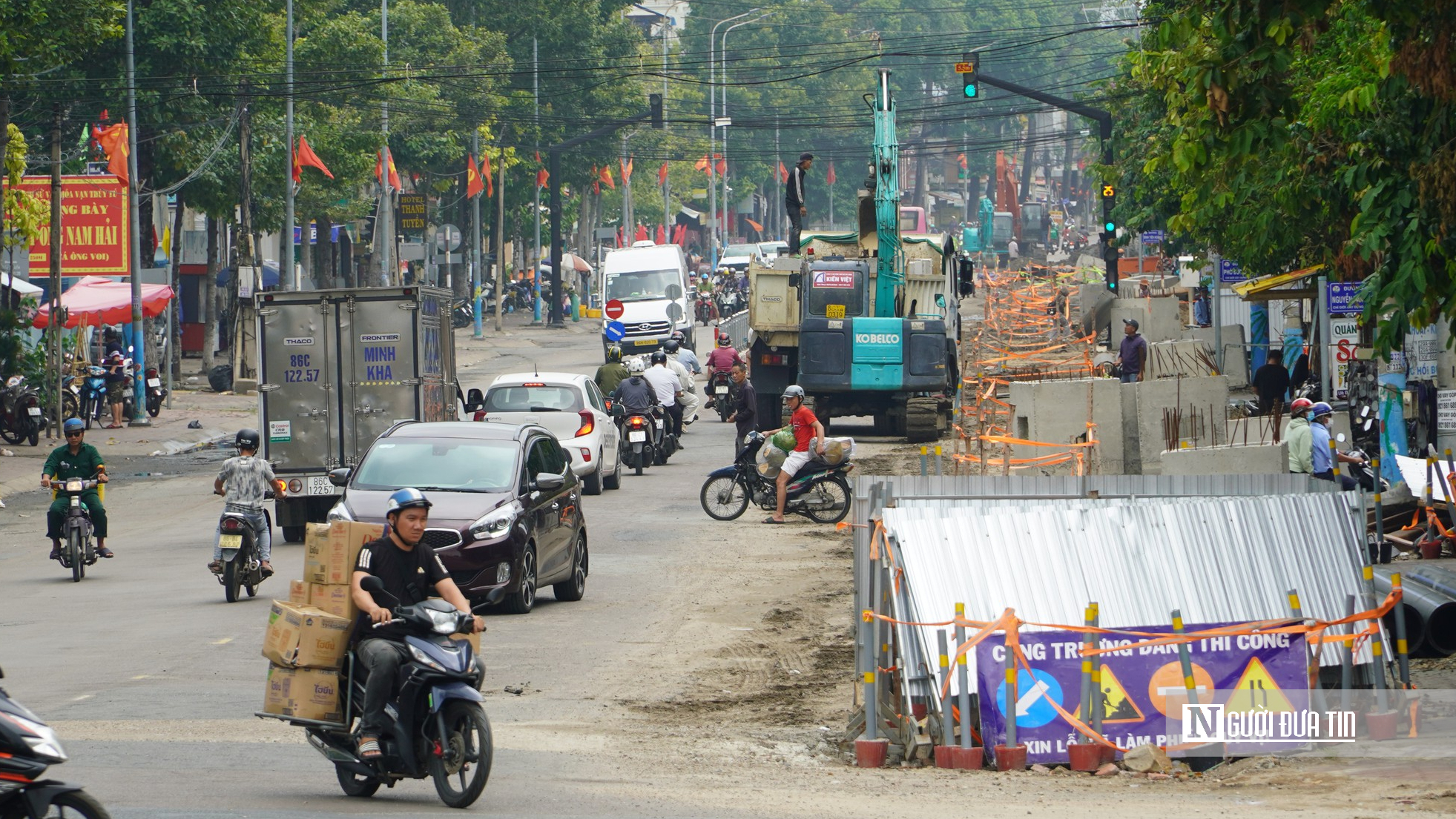Cận cảnh đường Trần Hưng Đạo đang được “thay áo” với dự án gần 200 tỷ đồng - Ảnh 13.