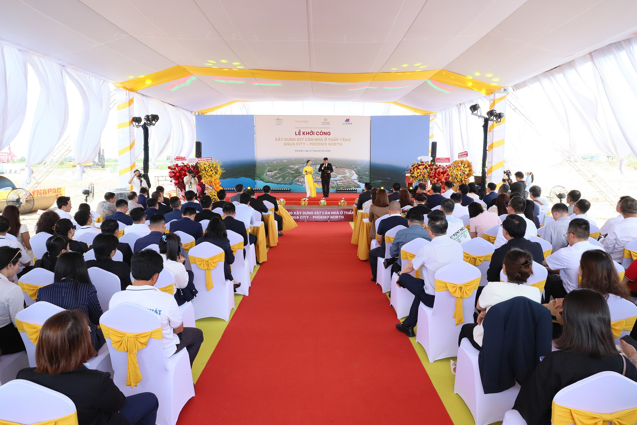 Đối tác quốc tế liên tiếp khởi công các gói thầu lớn tại Aqua City - Ảnh 3.