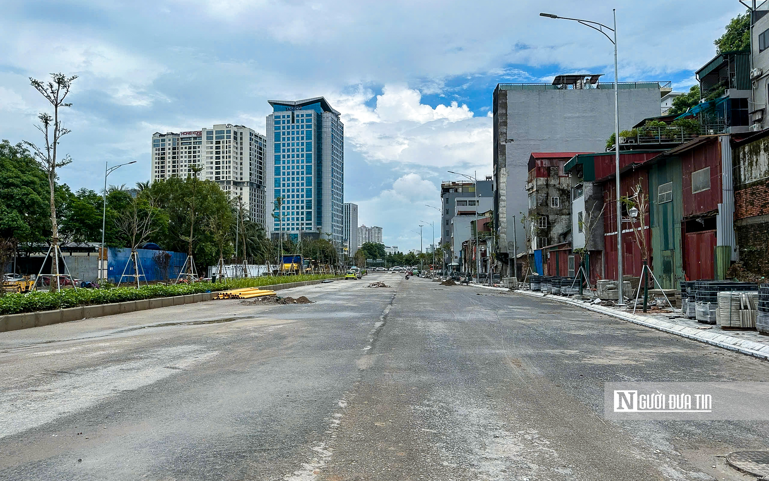 Hình ảnh tăng tốc thi công tuyến đường Hoàng Cầu - Voi Phục- Ảnh 13.